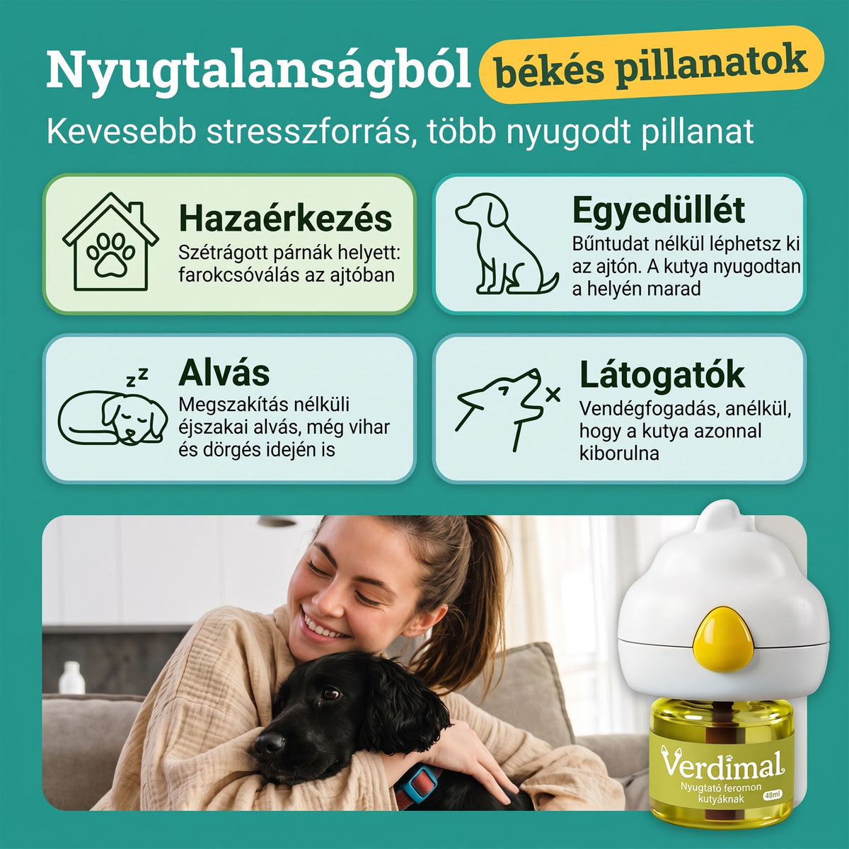 Verdimal - Kutya Stresszoldó Párologtató