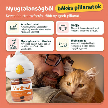Verdimal - Cica Stresszoldó Párologtató